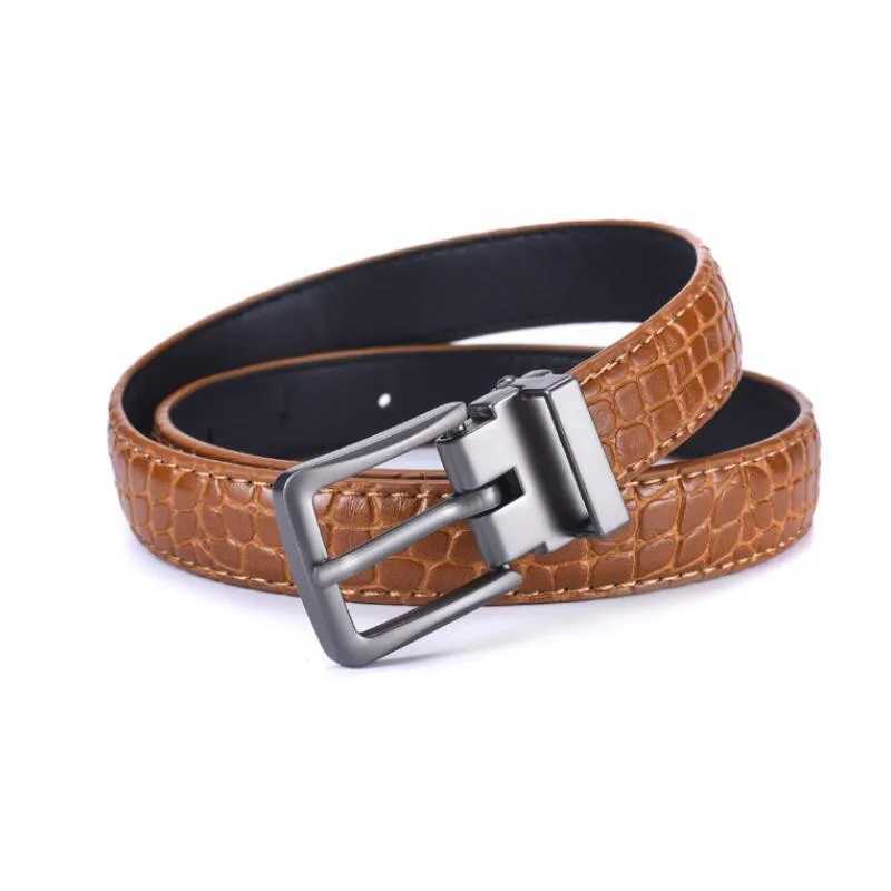 Fashionable childrens belt for boys and girls luxury designer for teenagers pin buckle belt high-quality childrens military training belt W250326
