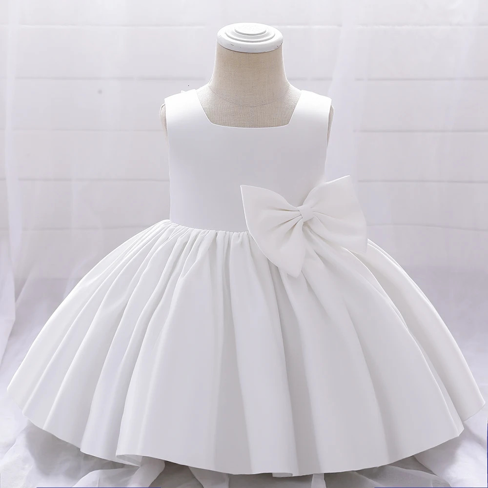 Toddler Baby Red Christmas Girls Dresses Kids Elegant Years Party Princess Birthday Party Dress for Girl Infant Xmas Vestido 250325