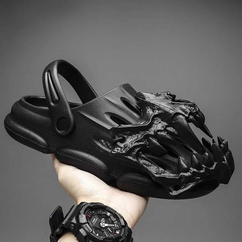 N slider family slider womens slider cloud Y2K indoor summer soft sandals skull flip mens Dem thick tabletXJ250326