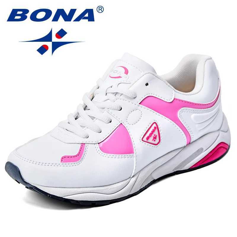 BONA New ar Style Wen Running Shoes Synthetic Lace Up Fem Athletic Shoes Outdoor Lady Jogging ShoesC250325
