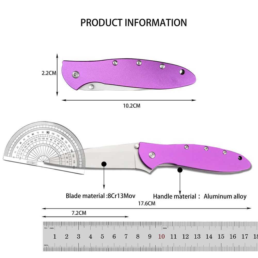 KS 1660 Ken Onion and Leek Assisted Open Pocket Folding Knife Multi Color 8Cr13Mov Blade 14C28N Handle Outdoor Camping Hunting KnifeXJ250326