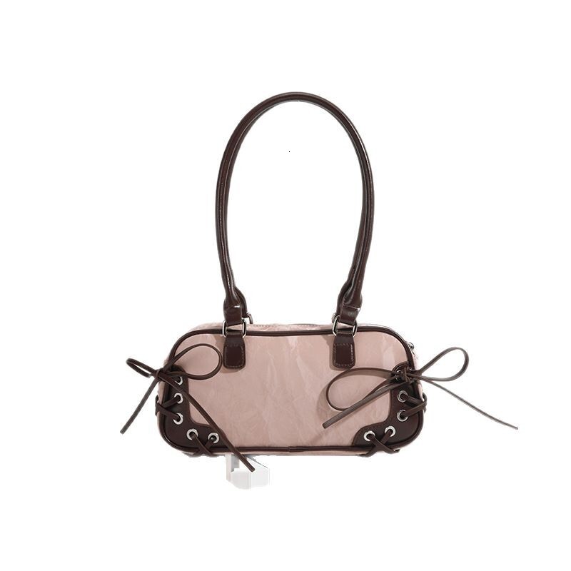 Bow Gradient Boston Bag 2025 Spring New Women's Bag Commuter All-match Shoulder Tote