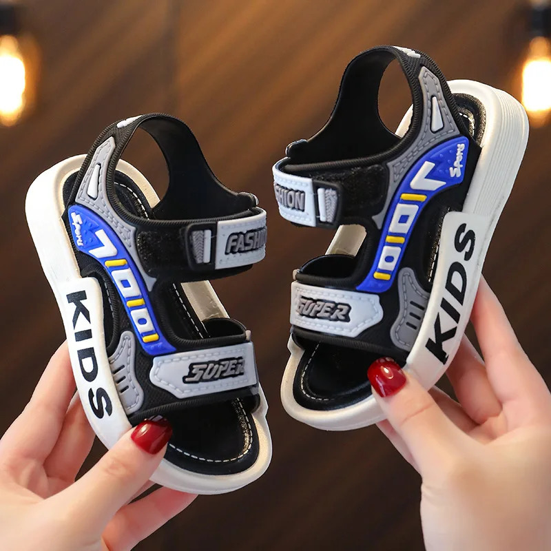 Breathable Sport Sandals Summer Sandals for Boys Casual Beach Shoe Comfortable Soft Sole Kids Shoes Fashion Non-slip Sandalias 250326