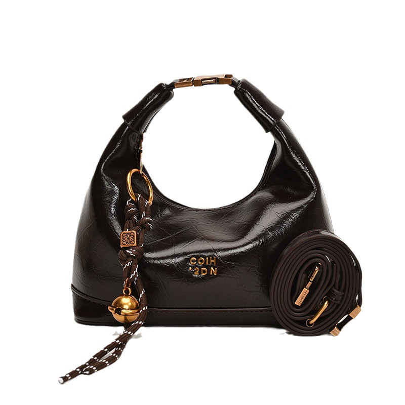 New high-end sense niche single shoulder crossbody bag ladies popular portable dumpling bag