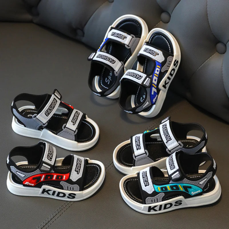 Breathable Sport Sandals Summer Sandals for Boys Casual Beach Shoe Comfortable Soft Sole Kids Shoes Fashion Non-slip Sandalias 250326