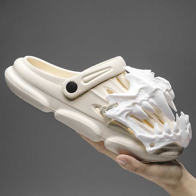 N slider family slider womens slider cloud Y2K indoor summer soft sandals skull flip mens Dem thick tabletXJ250326