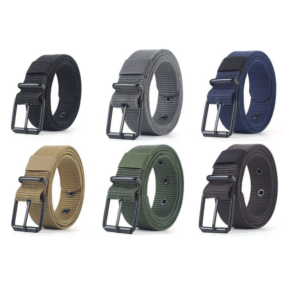 Pin buckle nylon strap for mens outdoor work military tactics hunting high-quality jeans strap canvas casual fashion belt W250326