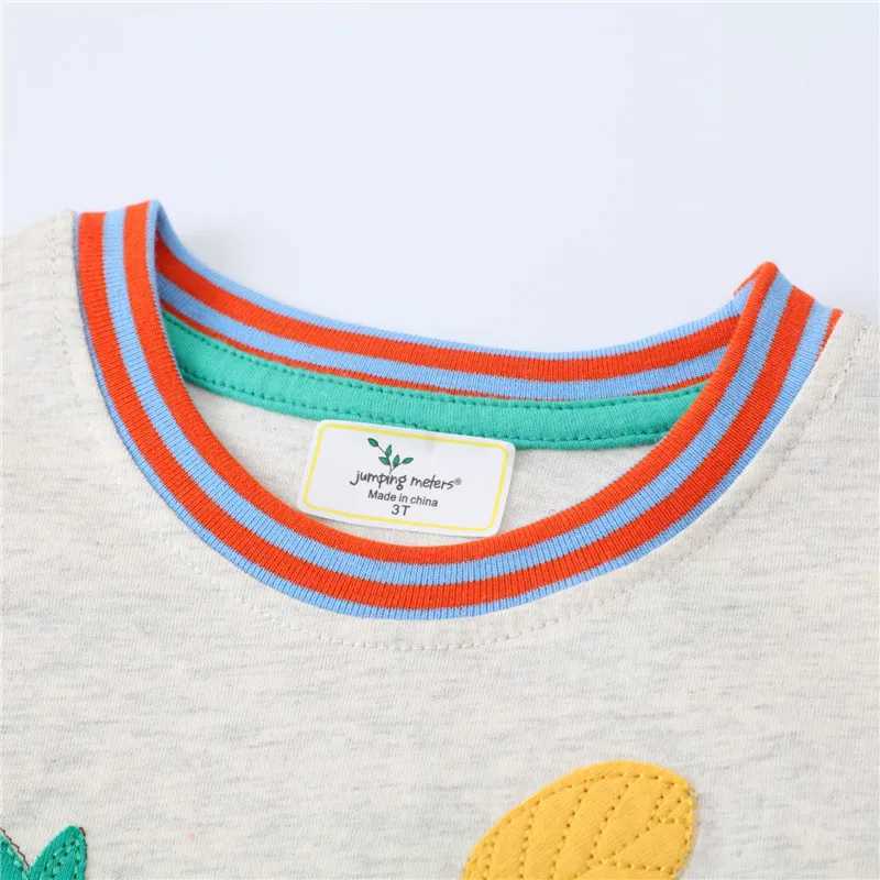 Jumping Meters New Arrival Squirrel Stickers Autumn Childrens Girls Dress Long Sleeve Princess Birthday Gift Hot Selling Top W250326