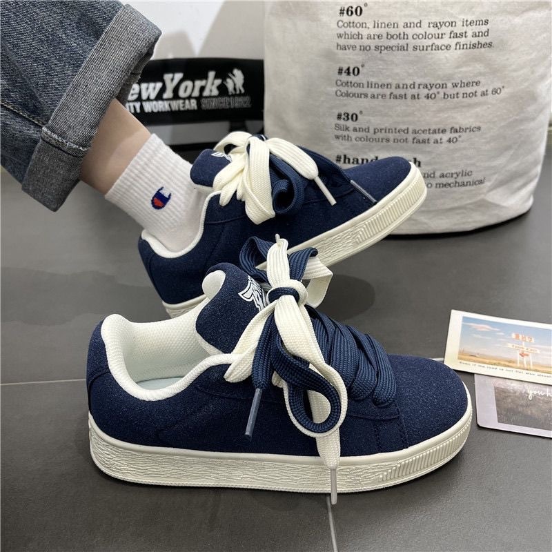 Designer Shoes Canvas New Ins Casual Couple Bread Men And Women Fashion Denim Blue Versatile Youth Trend Outdoor Sports Skateboard Shoes