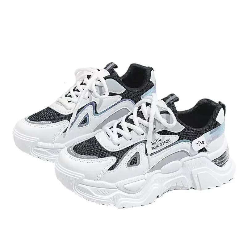 Designer Shoes 2025 Flat Shoes Women's Personalized Fashion Casual Shoes Women's Thick Soled Sports Shoes Women's Shoes White Shoes