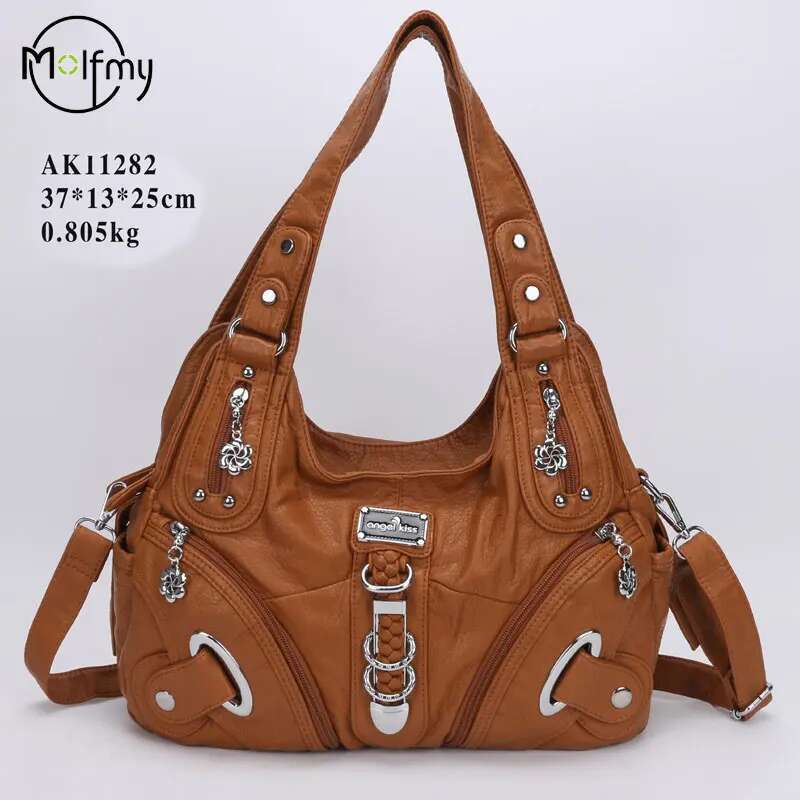Vintage Big Bags For Women Handbags Top-Handle Handbag Fashion Satchel Dumpg Pack Tote Shoulder Bag Hobos Large Purse Bolsa
