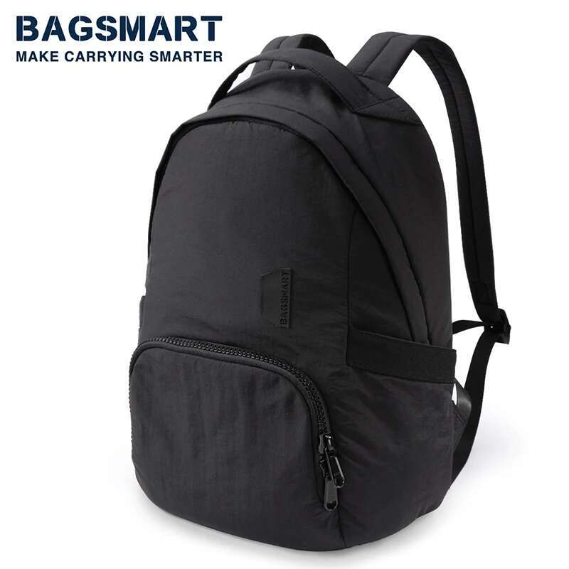 BAGSMART Cute Women Backpack Nylon School Anti Theft 13.3 Inch Laptop Backpacks Travel Waterproof Small Kawaii Bag