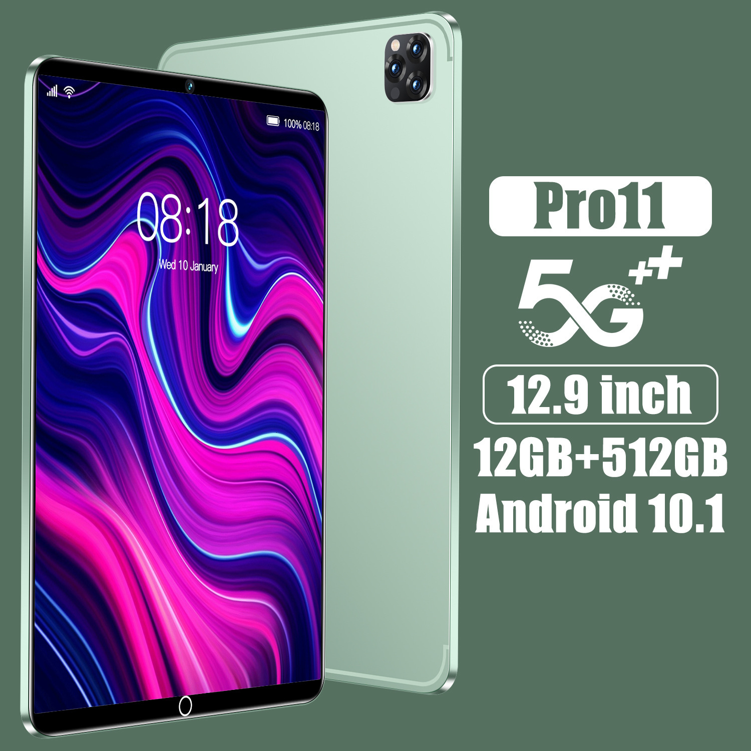 Tablet Pro11 12+512G smart all-in-one front and rear HD cameras Metal case 5G tablet