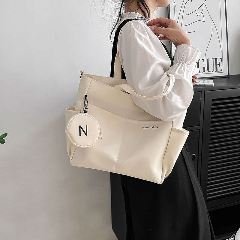 Oxford cloth waterproof shoulder large capacity tote crossbody bag, university computer version, student class backpack, multifunctional