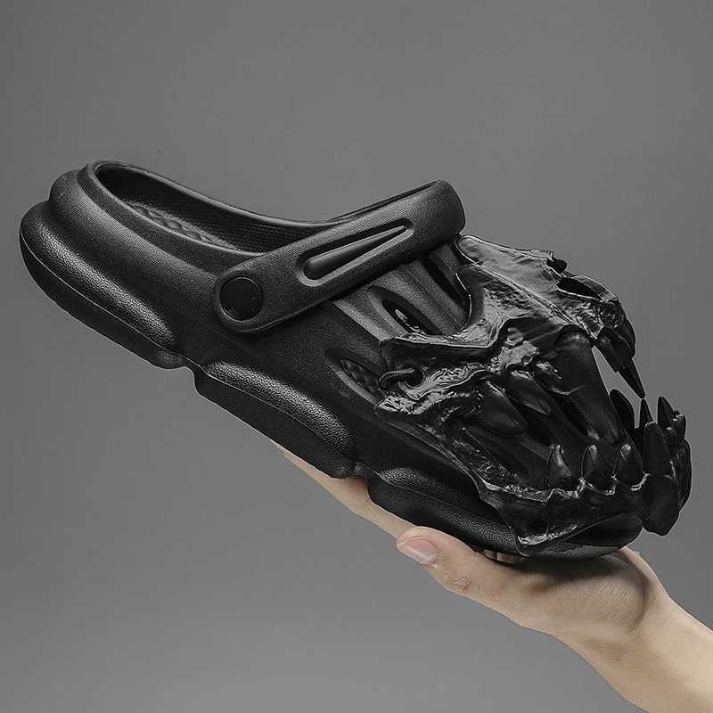 N slider family slider womens slider cloud Y2K indoor summer soft sandals skull flip mens Dem thick tabletXJ250326