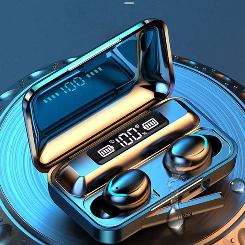 Verified commercial F9-5 V5.3 TWS earplugs, LED displays, power banks, headphones, microphones, wireless headphones F9-5C