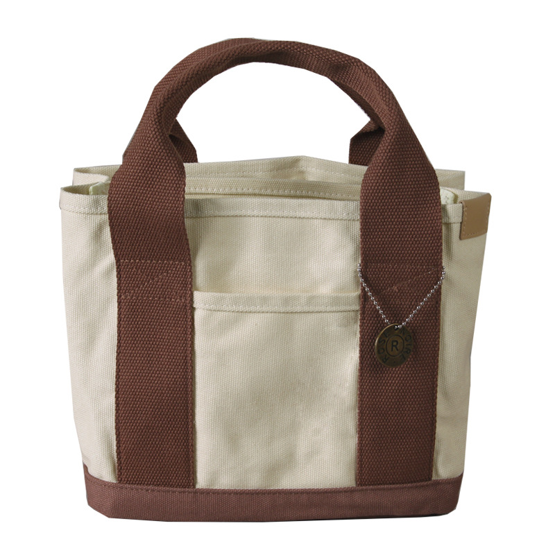 Japan Rakuten high-grade canvas bag bento bag handbag thousand layer women's bag