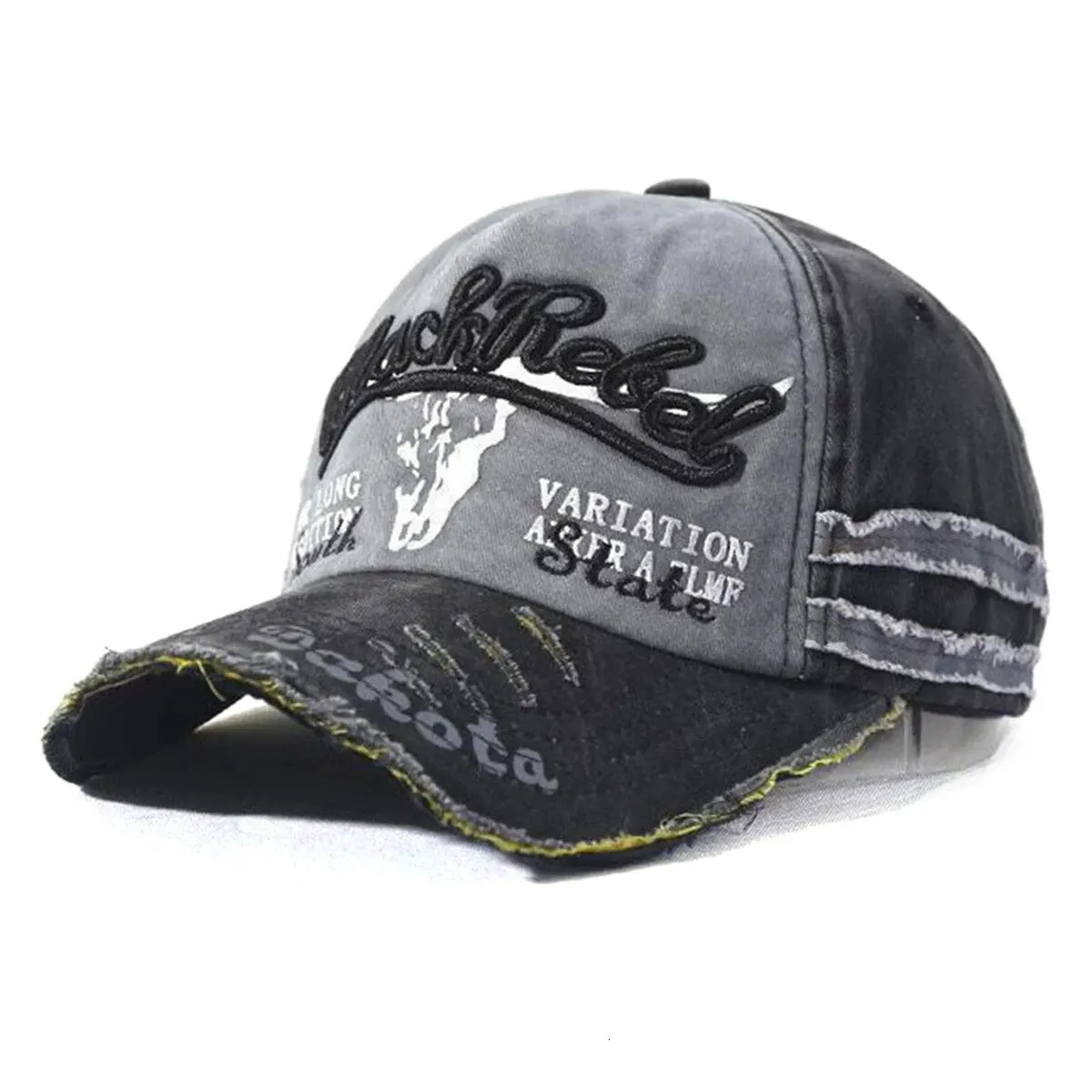 Fashionable cotton baseball cap snap button mesh cap hip-hop hat cool mens hat womens outdoor casual sun hat 250322