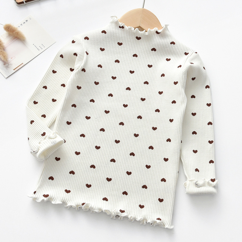 Ddmyshoesvip Pure cotton undershirt top, children's long sleeved undershirt, baby's spring and autumn inner wear, girls' A-class close 