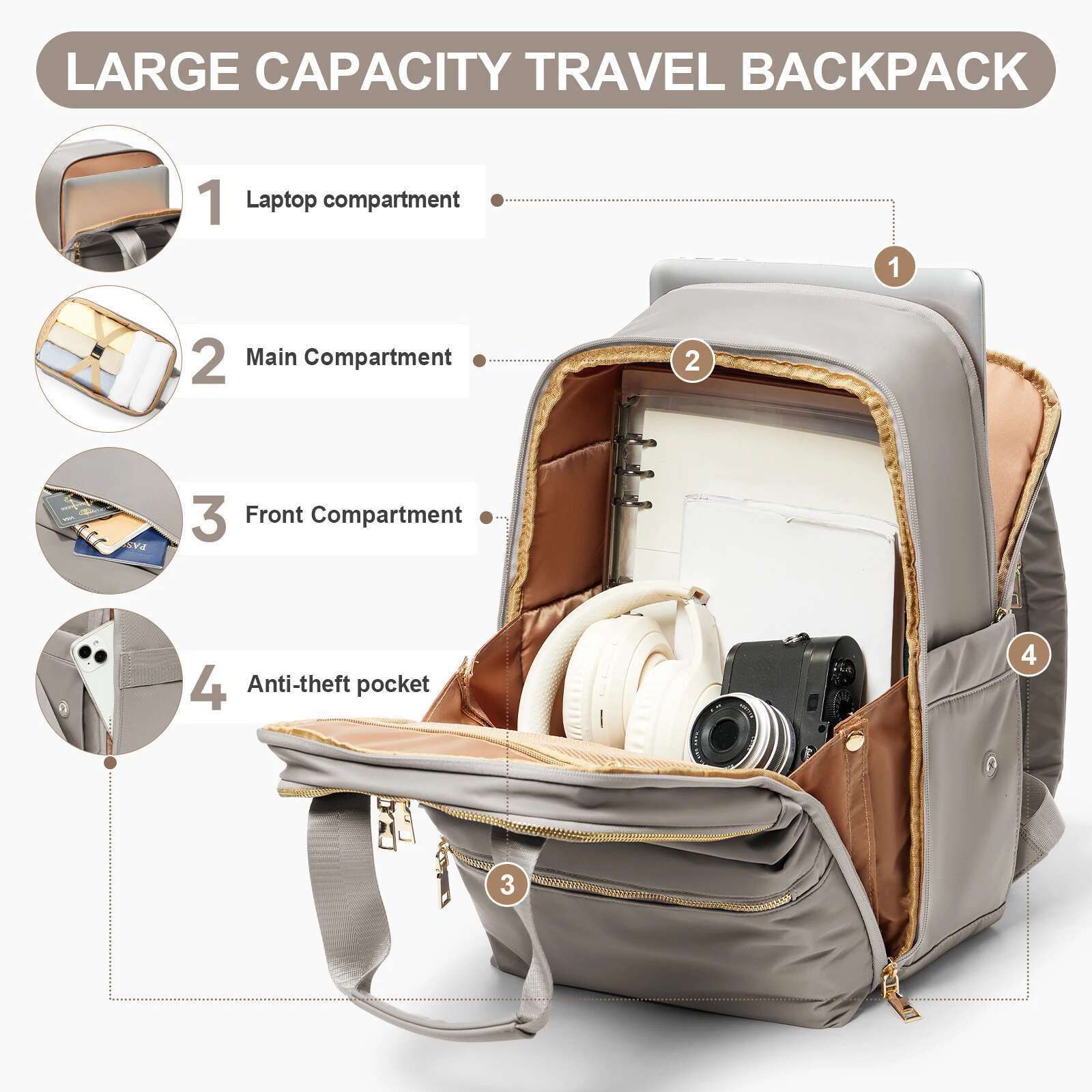 Ryanair 40X20x25 Travel Carry-Ons Leisure Hand Lage Fashion Backpack Laptop Bag Women, Gifts For Women