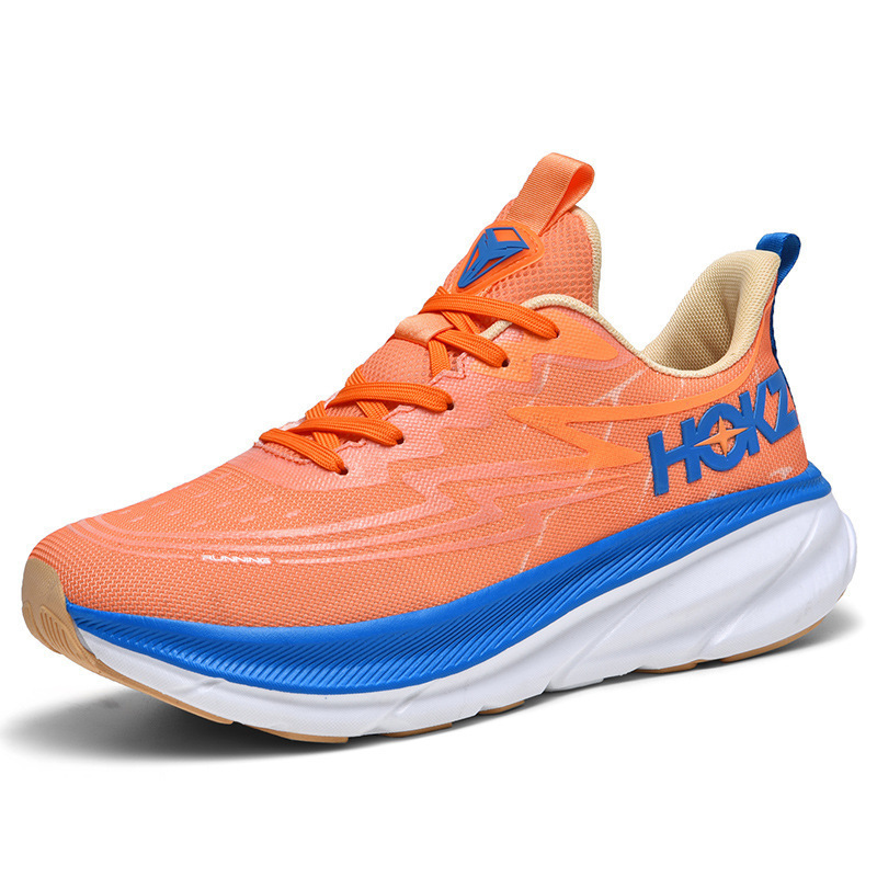 Designer shoes free shipping men women sports shoes orange navy blue black white antislip breathable outdoor running shoes new