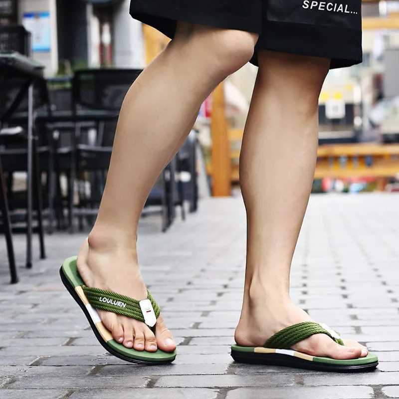 Summer Light Mens Flip up Mens Beach Home Chanclas Slipper Flip up Indoor Infra to Uomo Japki H289XJ250326