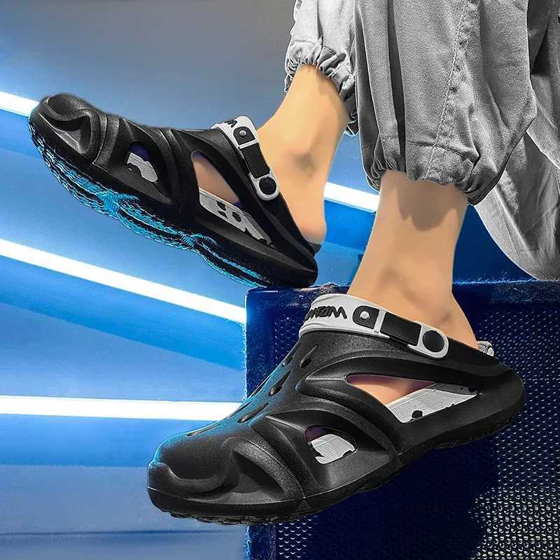 New Summer Mens Sandals Eva Lightweight Beach Outdoor Design Mens Slippers Bathroom N-Slip Mens Slippers Popular ModelsXJ250326