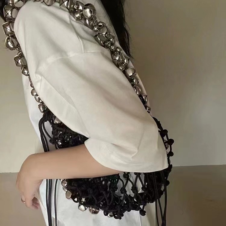2025 Spring/Summer New Dark Niche Versatile Bell Single Shoulder Handbag, Women's Bag, Small Japanese And Korean Trendy Cloth Bag