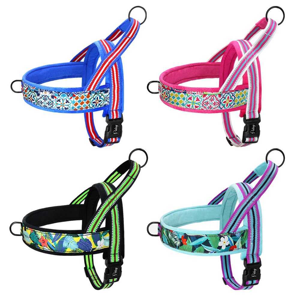 Hot dog harness vest winter dog harness cushion pet training harness adjustable vest small dog bulldog puppy X250326