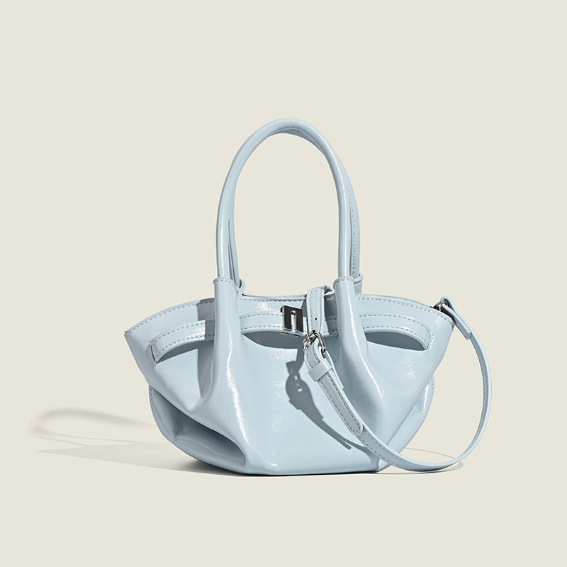 Oil Wax Skin Casual Dumpling Bag Female 2025 Spring New Commuter All Hand Crossbody Bag