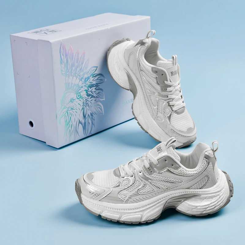 2025 New Mens Running Shoes Breathable Mesh Lightweight Cushio Athletic Sneakers for Jogging Gym Training Platform ShoesC250325
