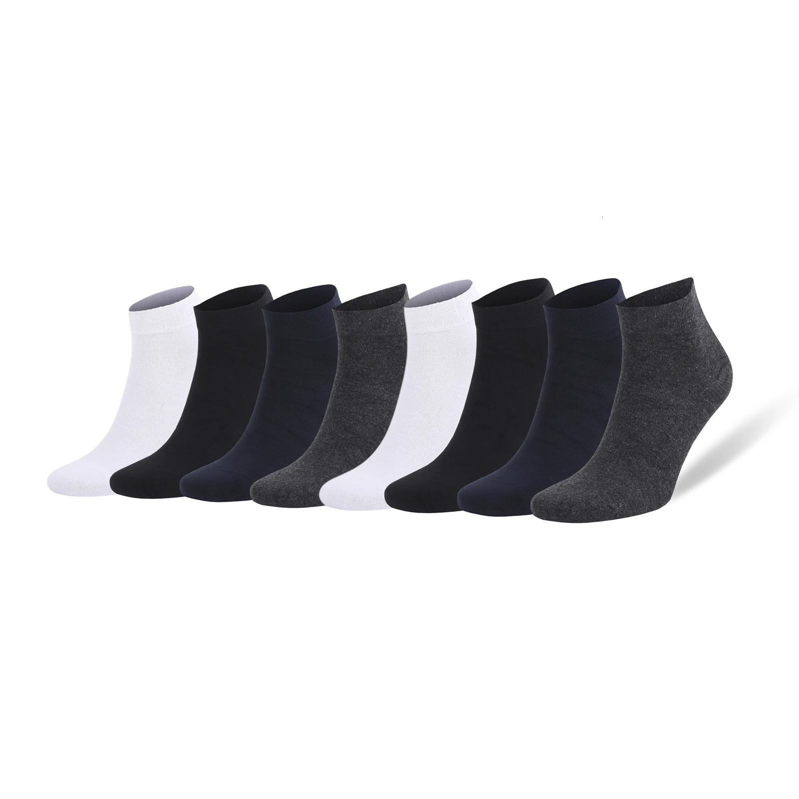 Bamboo low cut mens ankle socks 8 pairs breathable odorless with gift box included 250321
