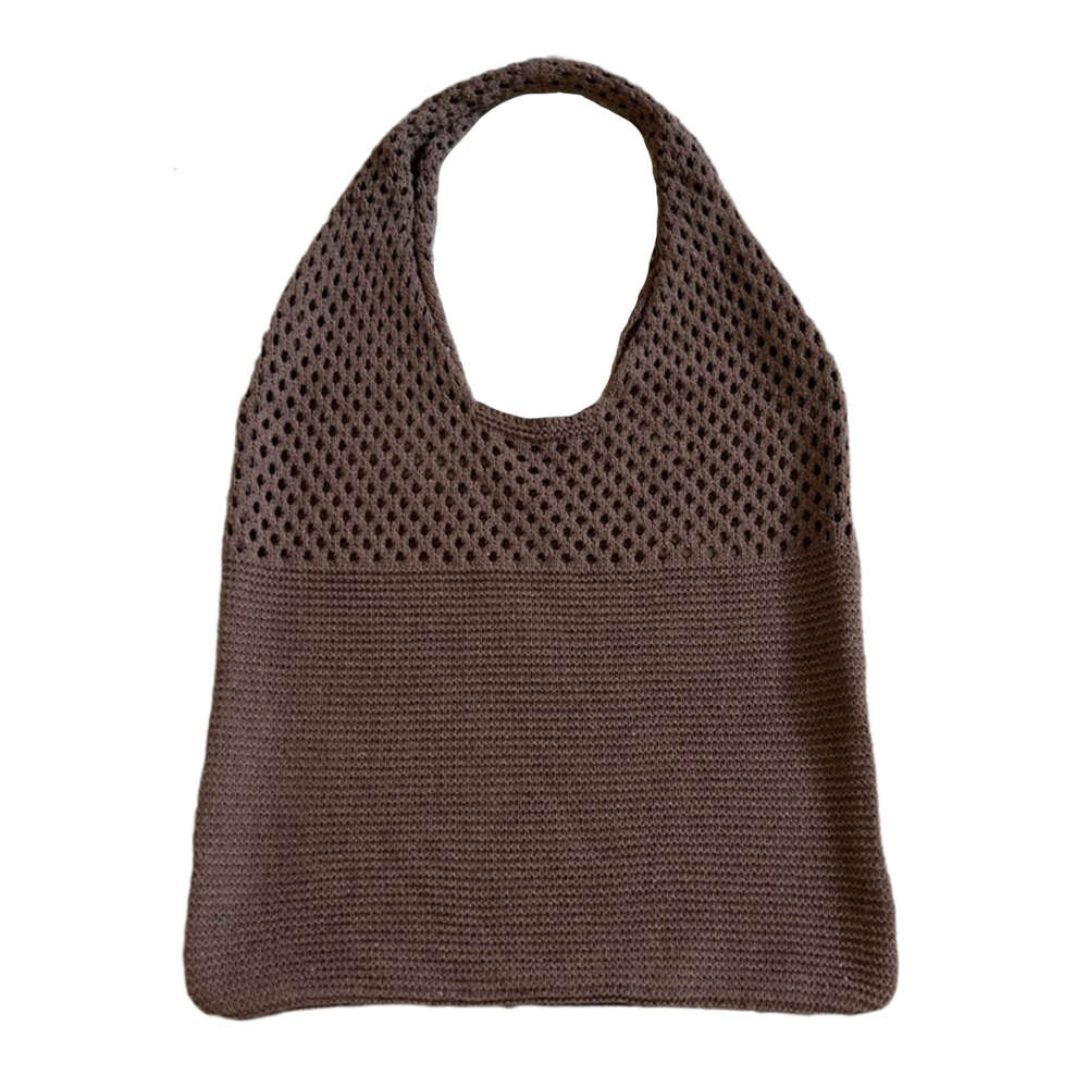 2022 New Korean INS Knitted Fashion Shoulder Handbag High Capacity Tote Bag Tide