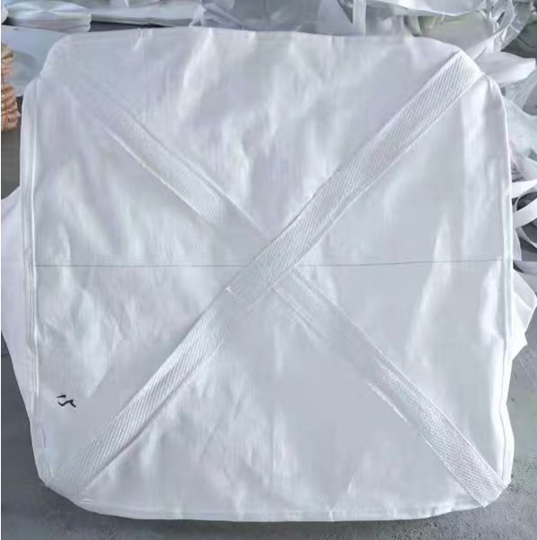 High quality white thickened ton bag with super strong thick material and double strength bottom