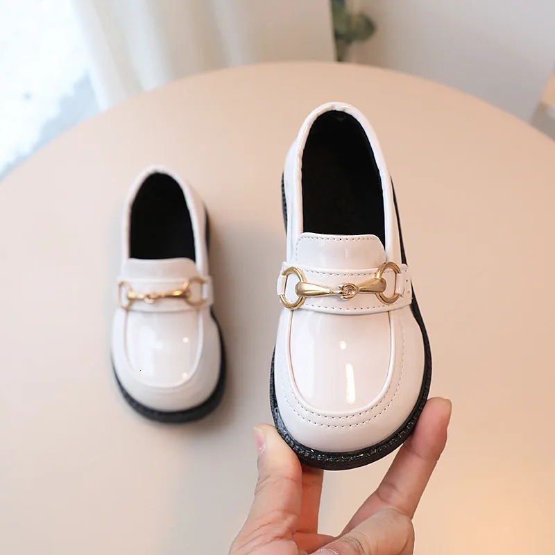 Girl Shoe Fashion Flats for children casUAl Kid Shoe comFORTable PU Leather Shoes Boys Girl Kid candy Loafers Flat Boy Shoe 250326