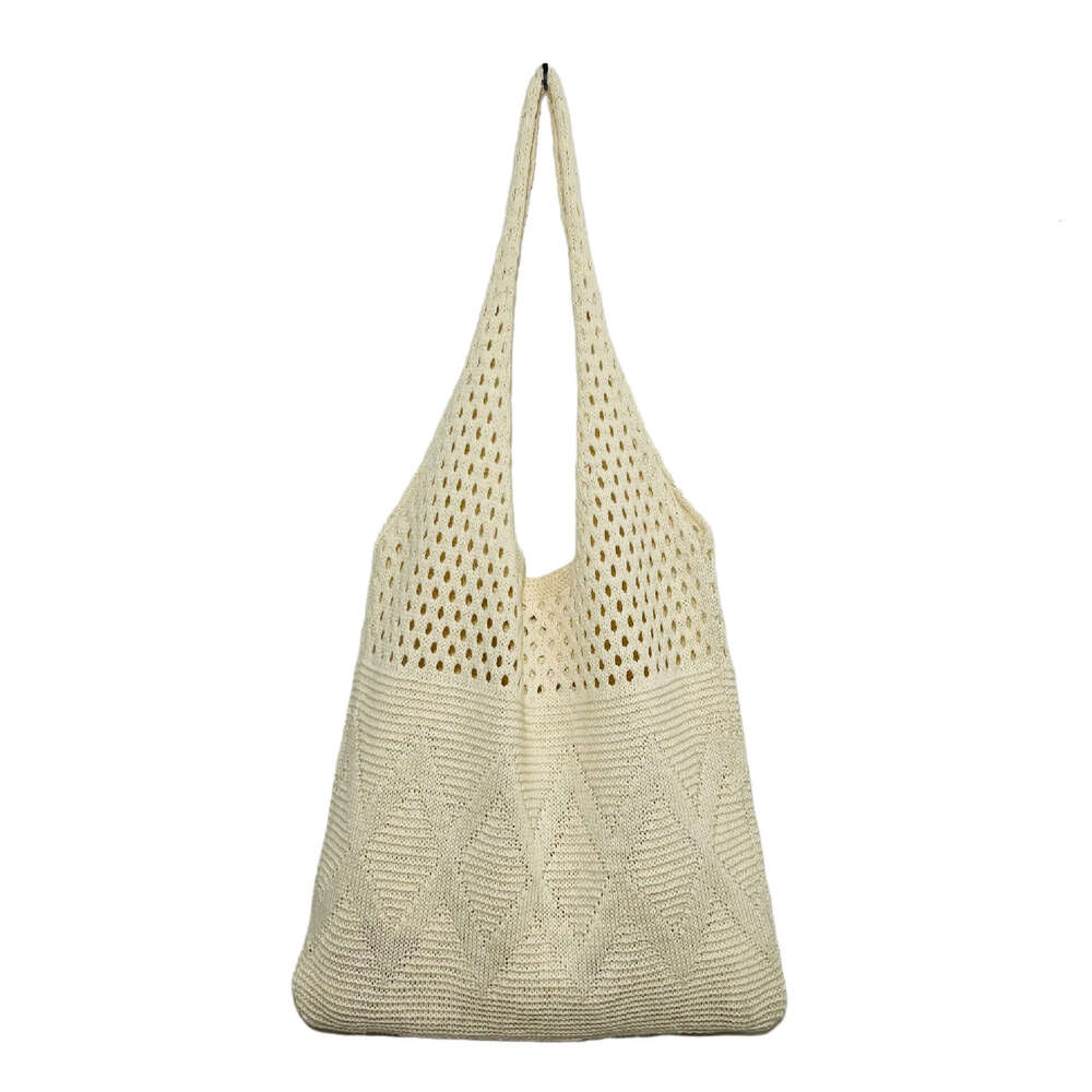 2022 New Knitted ins Shoulder High Capacity Tote Women's Bag