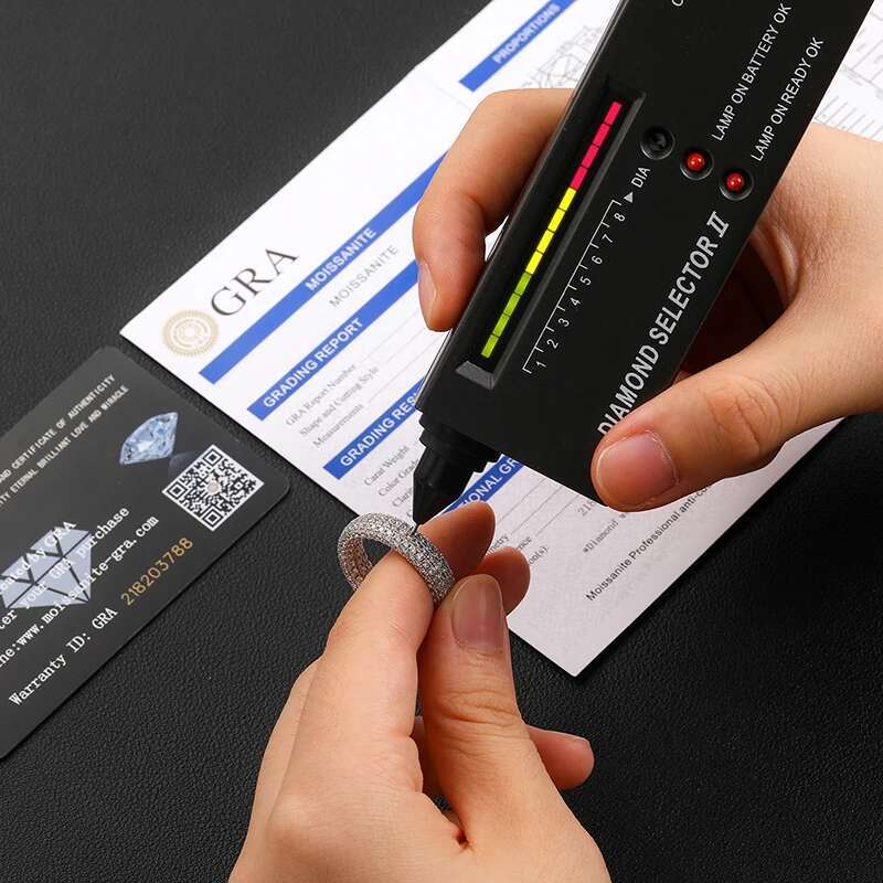Top Quality Full Diamond Moissanite Rings For Mens Hip Hop Jewelry Sterling Silver 925 Bling Gold Pass Diamonds Test