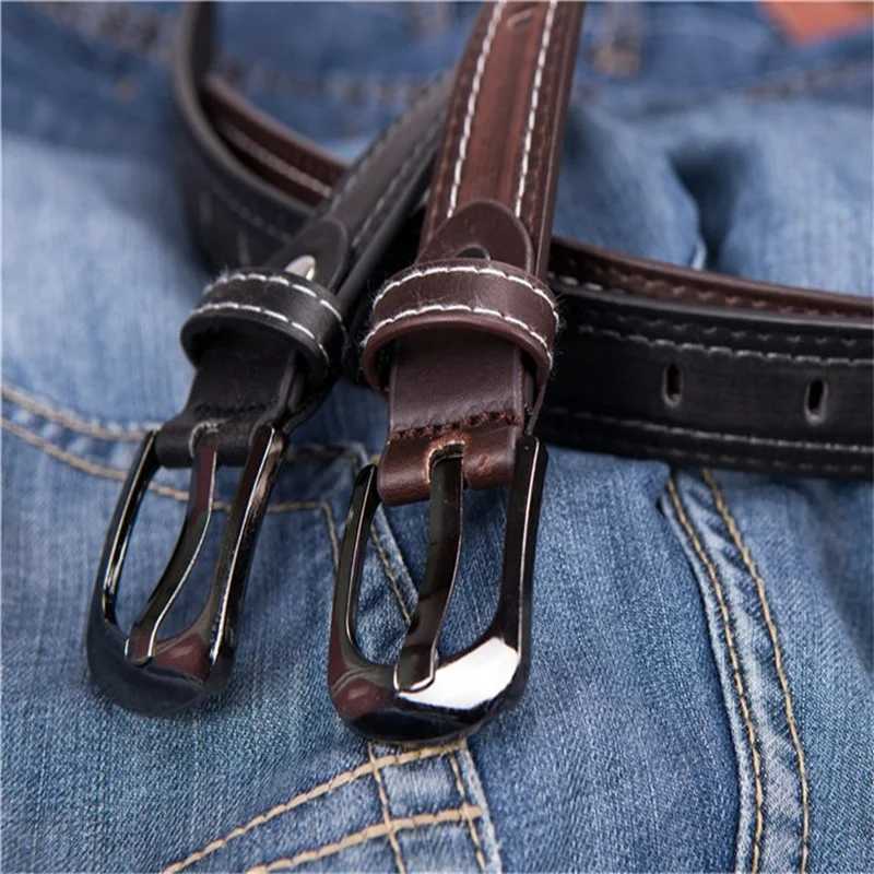 75-100cm Childrens Belt Black Brown Leather Pin Buckle Wear resistant Boys and Girls Outdoor Belt 2022 Hot Selling Wholesale W250326