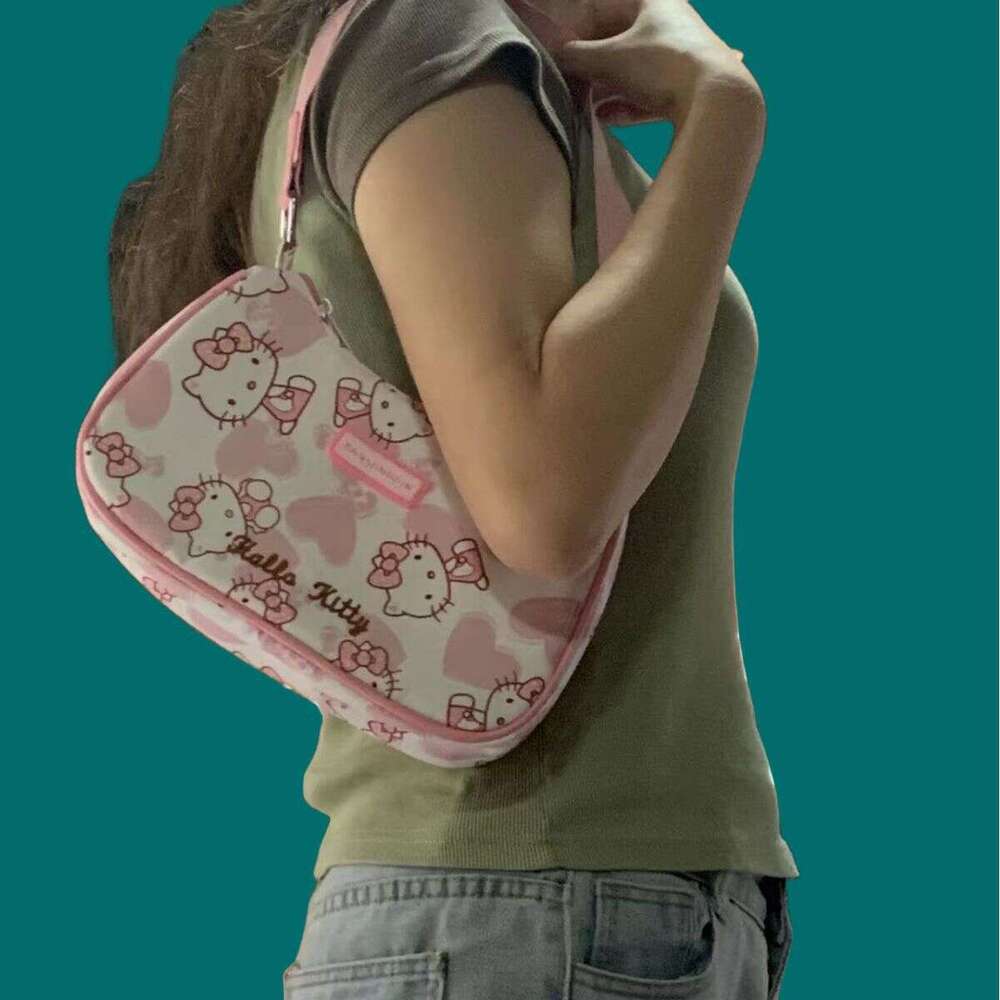 New Cute Melody Girl Underarm Handbag Single Shoulder Girls, Unique Cartoon Tote Bag for Women