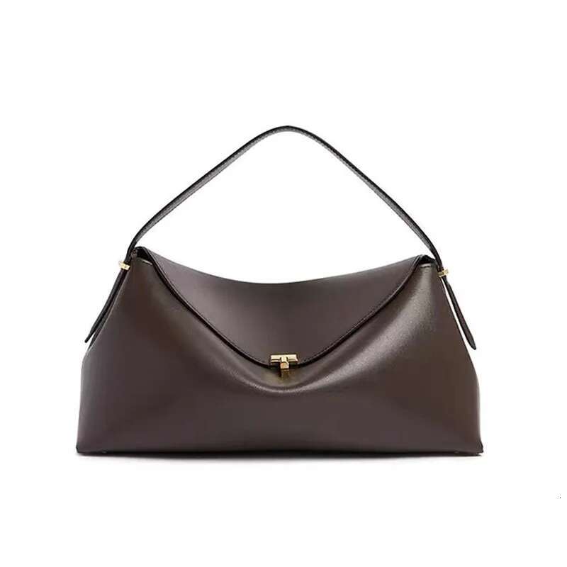 High Texture Crossbody Handbag 2024 New Large Capacity Fashion Light Niche Cowhide Single Shoulder Commuter Woman Bag