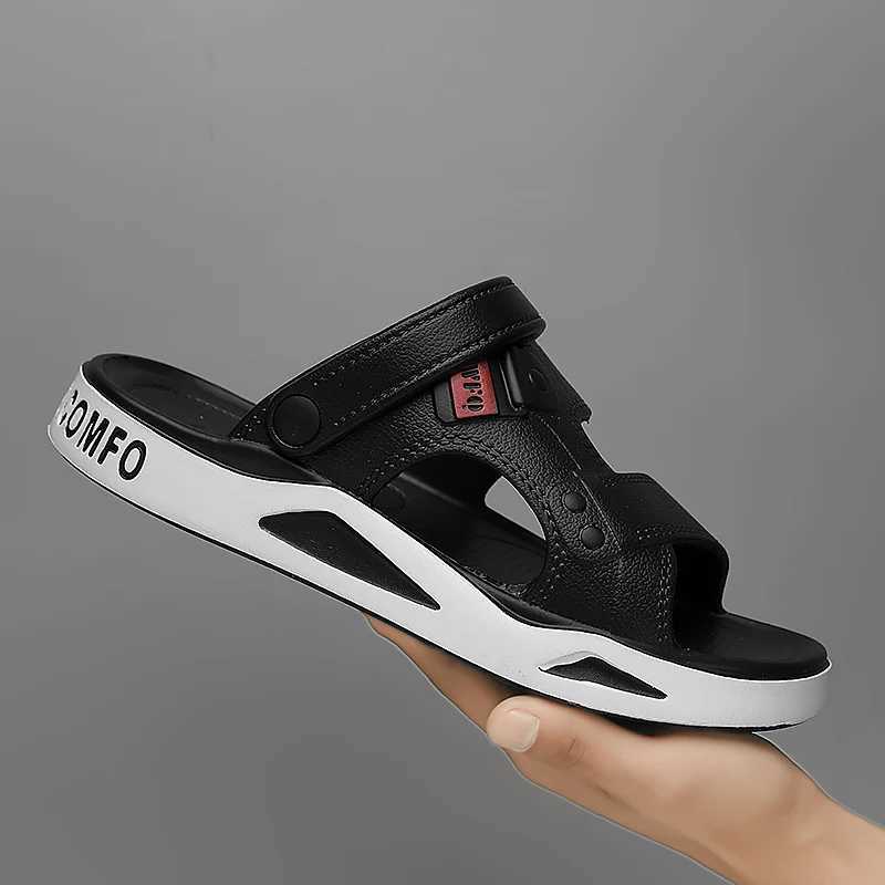 Mens EVA summer sandals dual-purpose casual sneakers wear-resistant beach shoes casual trend mens sandalsXJ250326
