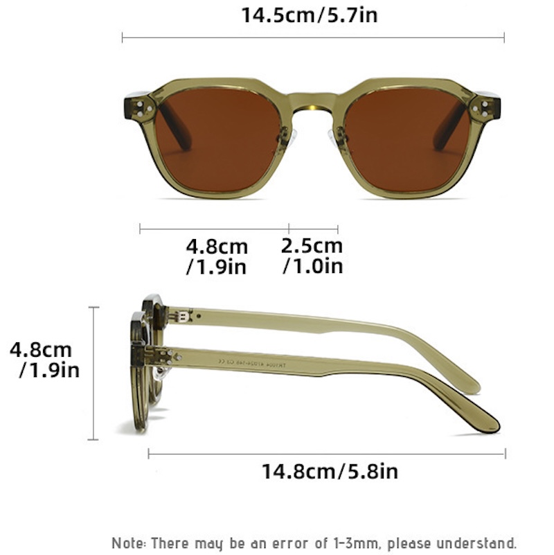 Retro Polarized Sunglasses Men Ultralight TR90 Frame Polygon Women Sun Glasses Outdoor High Quality Travel Eyewear 1004 IVISTA