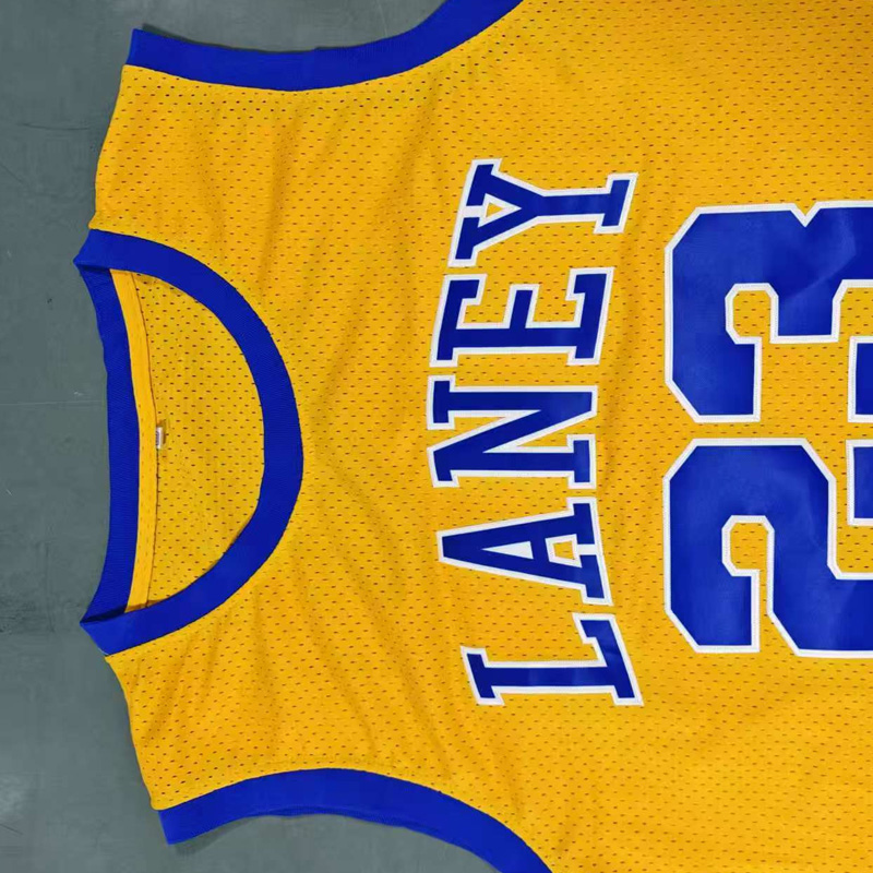 Men's Laney 23 Embroidered Polyester Sports Basketball Jersey, Crew Neck Loose Fit Basketball Tank Top For Daily And Training Wear