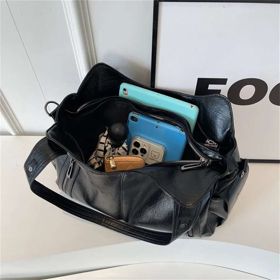 Female Handbag Large Capacity Shoulder Big Stylsih Tote Ladies Soft Leather Hobos Messenger Bags Women Shopper Bag Sac