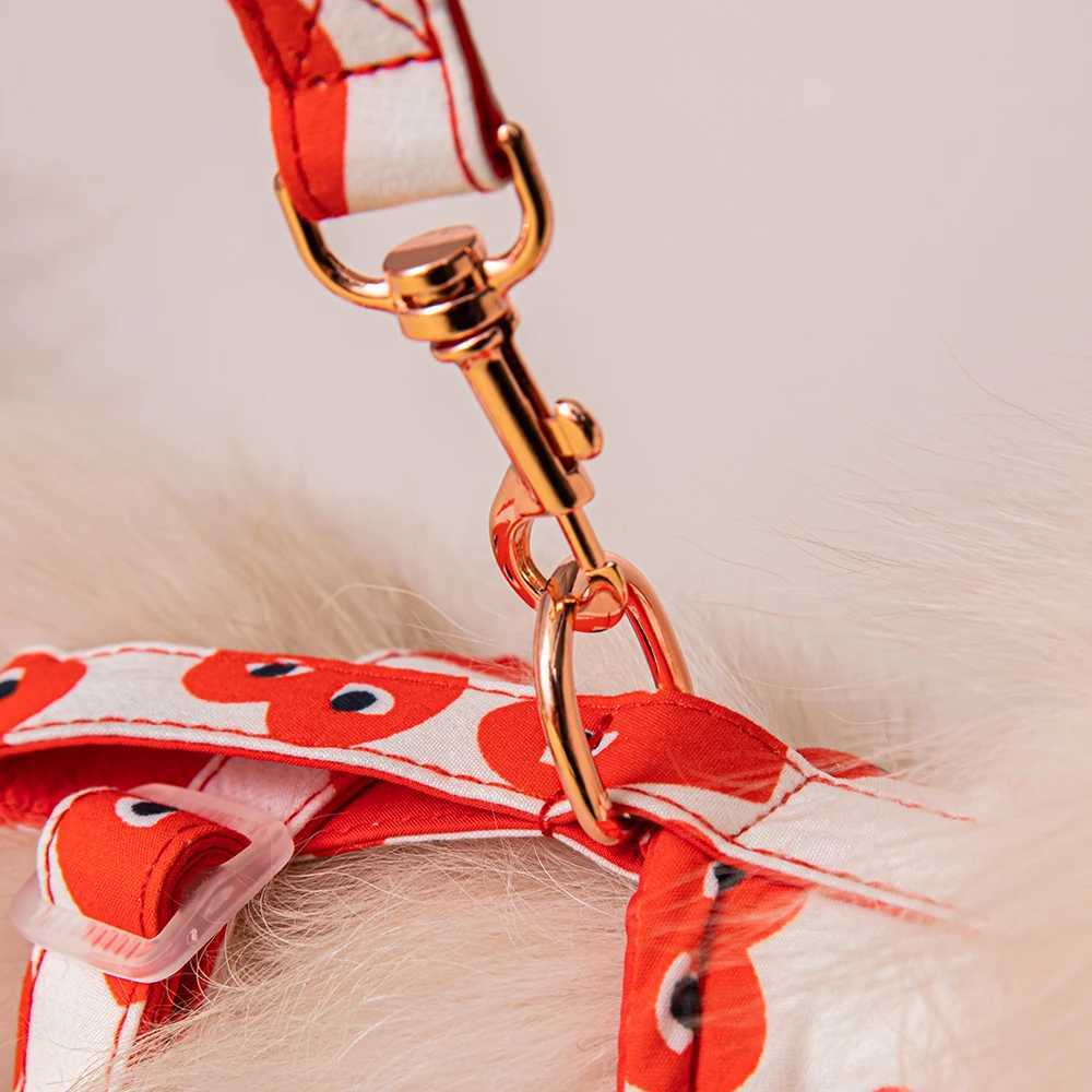 Dog Strap Fashion Dog Accessories Suitable for Small Dogs Adjustable Pet Straps Outdoor Dogs Walking Pet Supplies X250326
