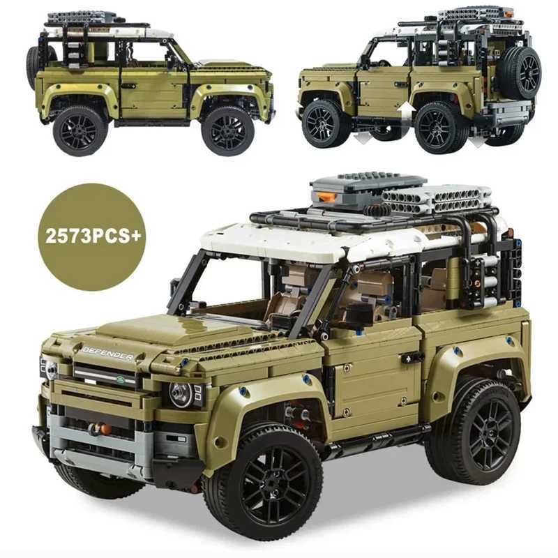 2573 pieces of new technology off-road Defender sports car building block set MOC car toy building blocksXJ250326