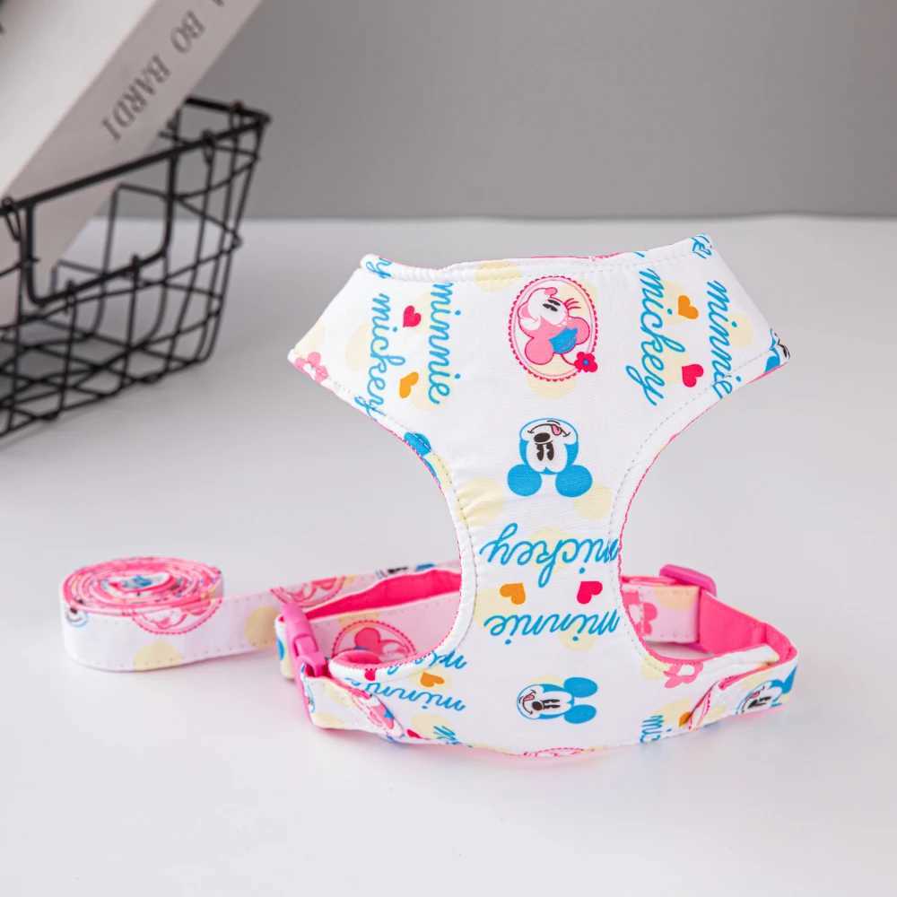 Dog harness and belt set Chihuahua Schnauri sausage adjustable vest pet harness pet accessories X250326