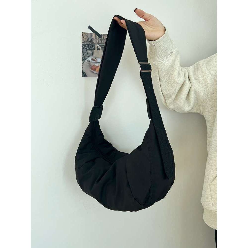 Cross for women 2022 autumn winter new item, large capacity dumpling bag, down cotton casual simple and versatile shoulder bag