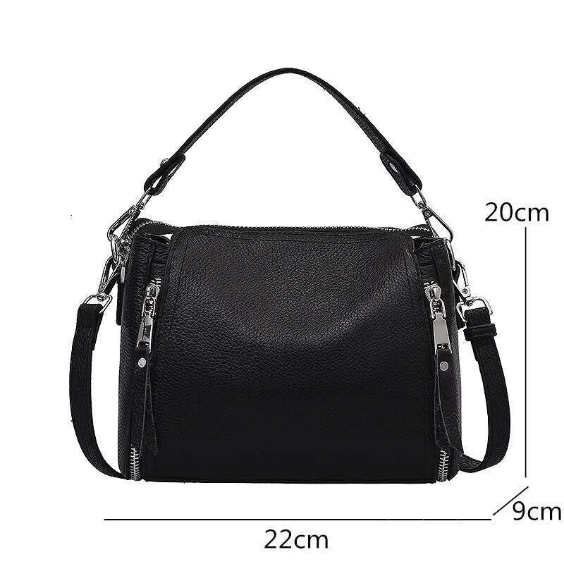 Women's Bags Genuine Leather Handbags Cowhide Women Shoulder Fashion Ladies Messenger Bags High Quality Female Tote bag