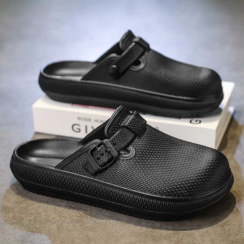 Man Slippers N-slip Beach Garden Flat Sandals Eva Slides Women Men Shoes Casual Flip-flops Unisex Sandalias BRIKEN Size36-45XJ250326